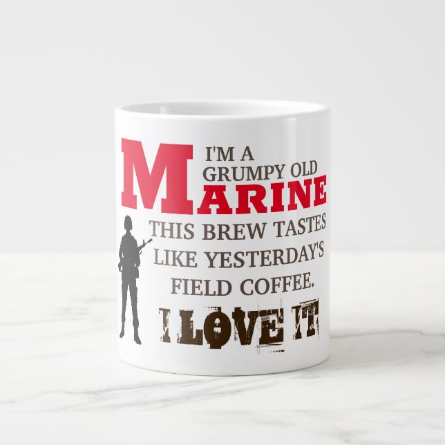 IT'S A-MARINE-THING LARGE COFFEE MUG (Front)