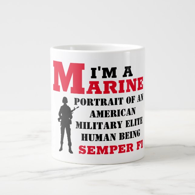 IT'S A-MARINE-THING LARGE COFFEE MUG (Front)