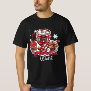 It's A Marshmallow World Merry Christmas Hot Cocoa T-Shirt
