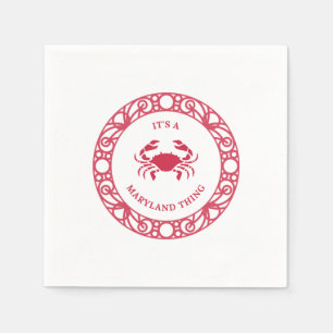 IT'S A MARYLAND THING (CRABS) NAPKIN