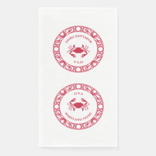 IT'S A MARYLAND THING (CRABS)  NAPKIN