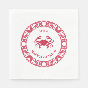 IT'S A MARYLAND THING (CRABS) NAPKIN