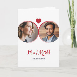 It's a Match - Customizable Valentines Day Card