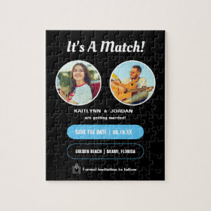 It's A Match Photo Save the Date Puzzle