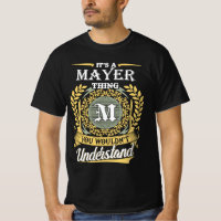 It's A Mayer Thing You Couldn't Understand