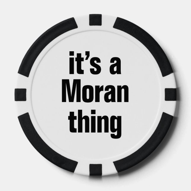 its a moran thing poker chips (Front)