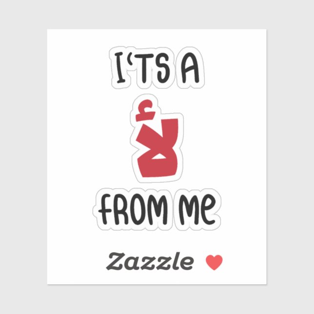 Its A No From Me in Arabic, Funny Arabic Quotes (Sheet)