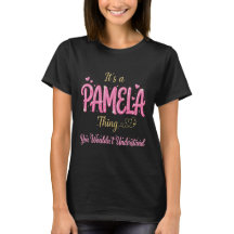 It's A Pamela Thing Pink Gold Women Gift