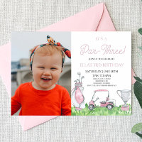 It's A Par-Three! Pink Golf 3rd Birthday Party