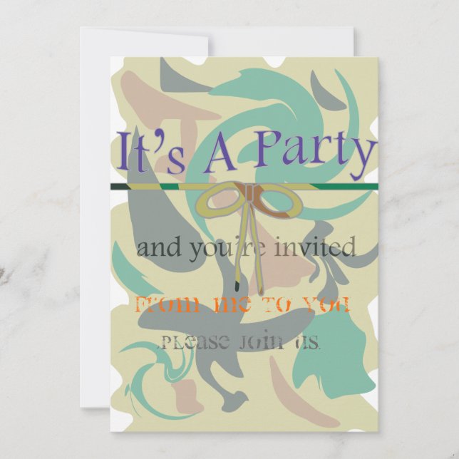 It's A Party Invitation (Front)