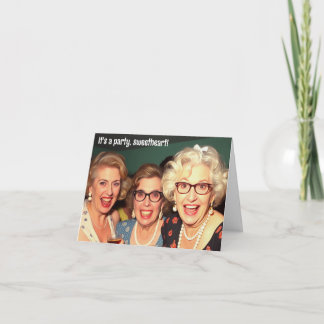 "It's a Party, Sweetheart!" Inviatation Card