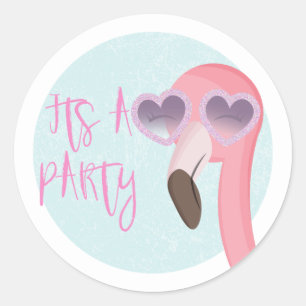 Its A Party   Tropical Flamingo Envelope Seal