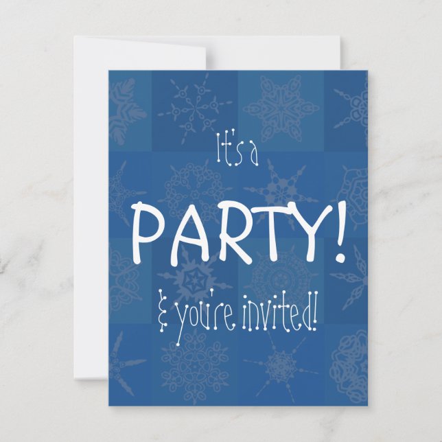 It's a PARTY! & You're Invited! Invitation (Front)