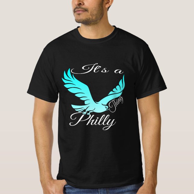 it's a Philly thing eagle best #USA best black T-Shirt (Front)