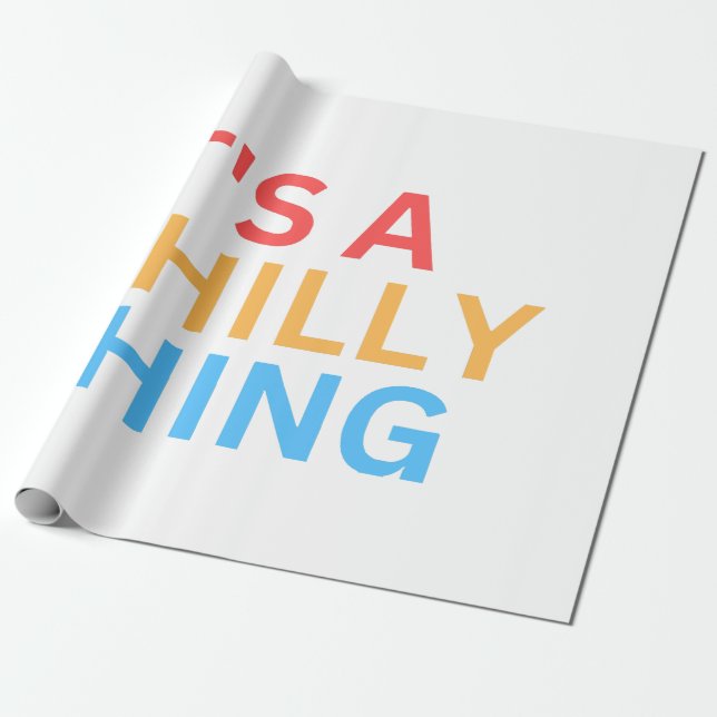 IT'S A PHILLY THING WRAPPING PAPER (Unrolled)