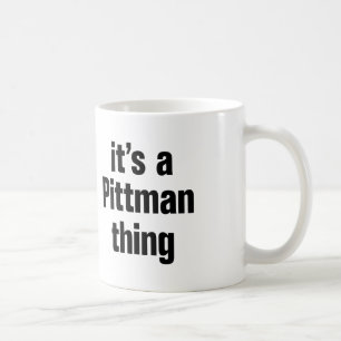 its a pittman thing coffee mug