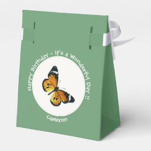 It's a Plain Tiger / African Queen Butterfly Party Favour Box