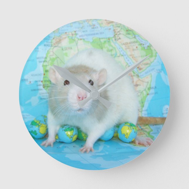 It's a Rat's World Clock (Front)