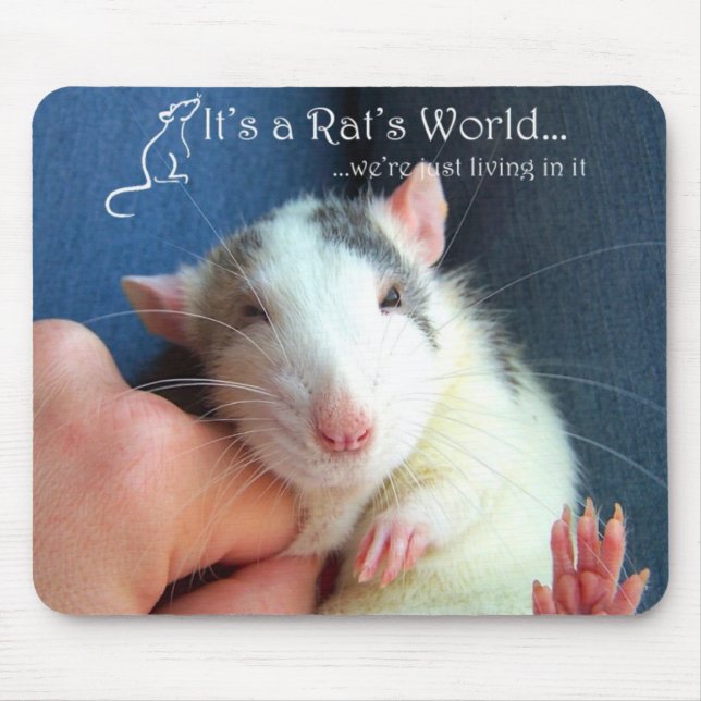 It's A Rat's World Mouse Pad (Front)
