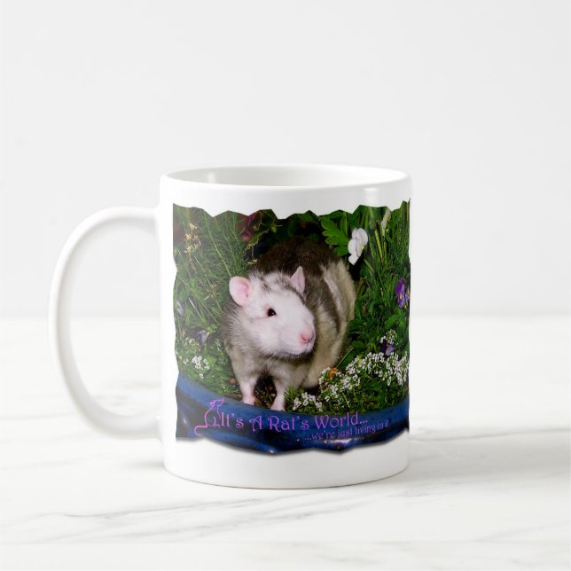 It's A Rat's World spring mug (Left)