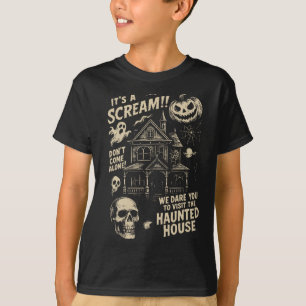 It's A Scream Haunted House Halloween Spooky Seaso T-Shirt