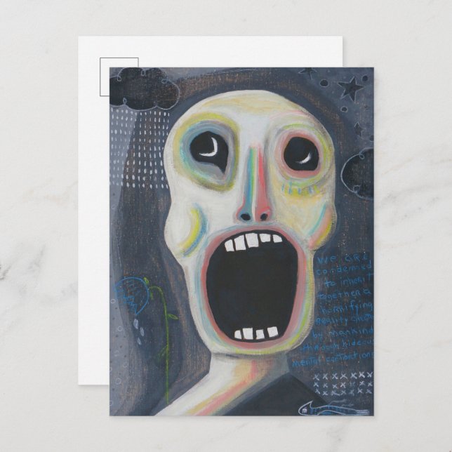 It's a Scream Postcard (Front/Back)