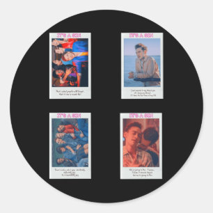 Its A Sin Set T  Classic Round Sticker