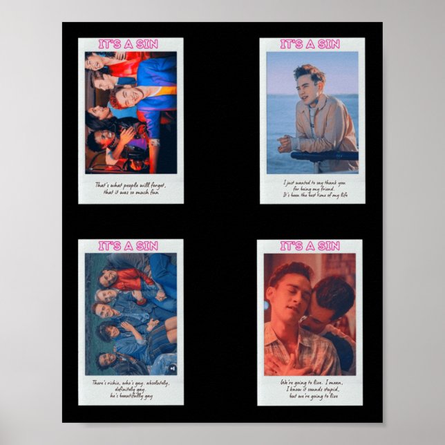 Its A Sin Set T  Poster (Front)
