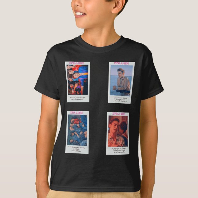 Its A Sin Set T  T-Shirt (Front)