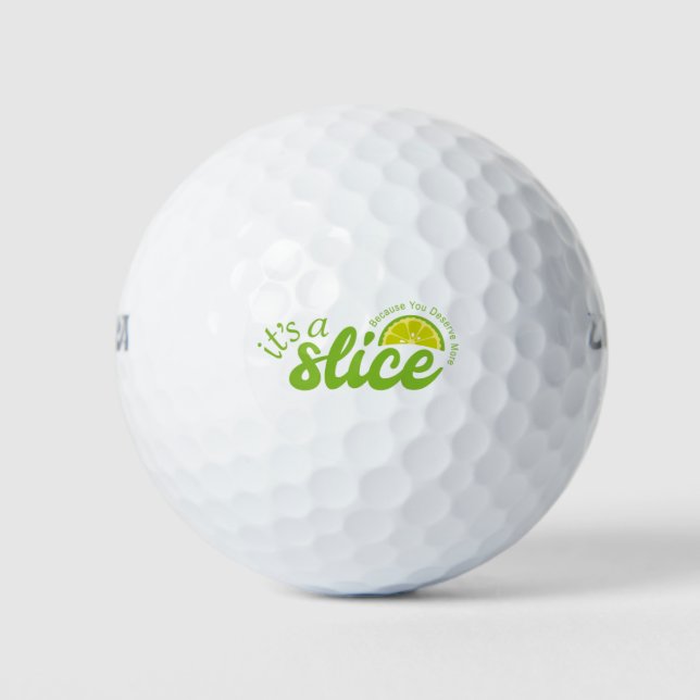 It's A Slice Golf Balls (Front)