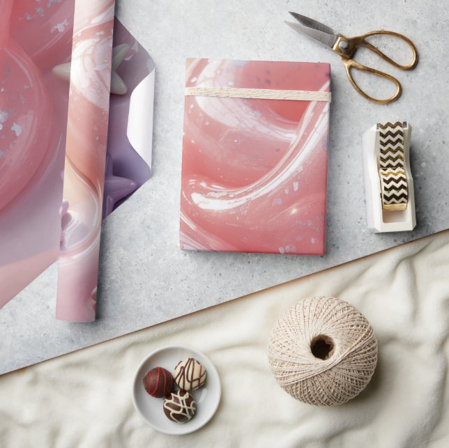 It's a Slime Birthday Party For Girl’s  Wrapping Paper (Crafts)