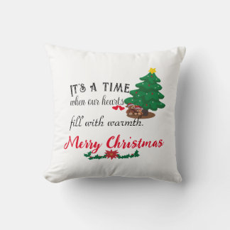 It's a time when our hearts fill with warmth cushion