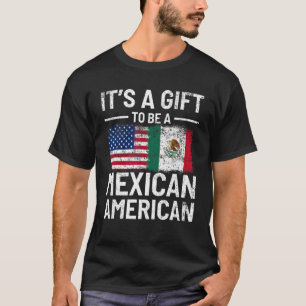 It's A To Be A Mexican American Vintage Flag Love T-Shirt