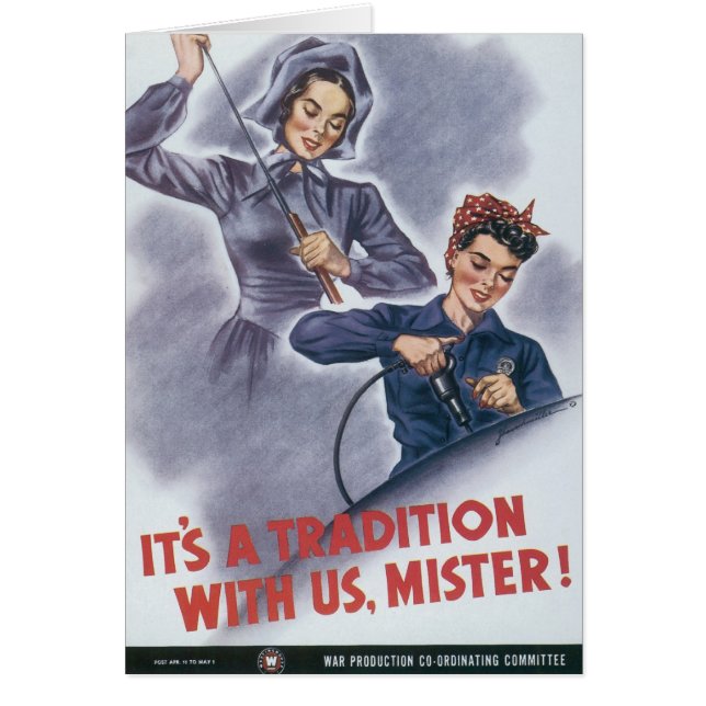 It's a Tradition with Us, Mister! (Front)