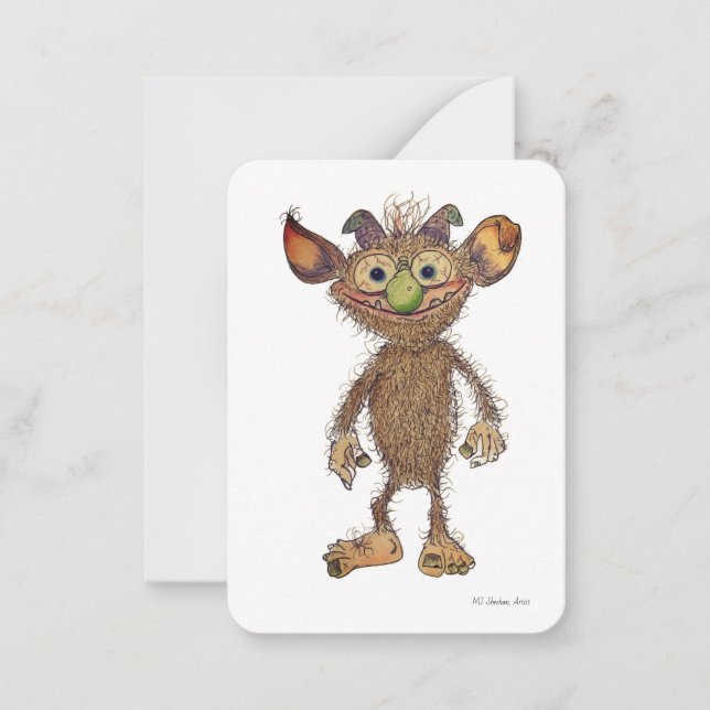 It's a Troll Birthday! Card (Front)