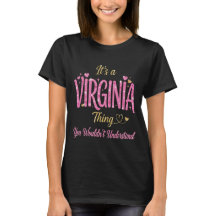 It's A Virginia Thing Pink Gold Women Gift