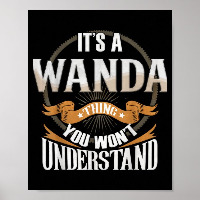 It's A Wanda Thing You Wont Understand  Poster (Front)