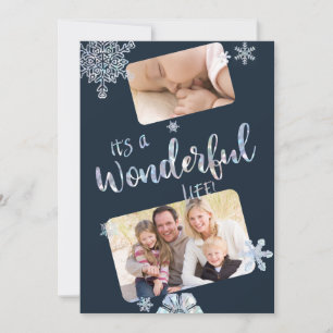 Its a Wonderful Life Christmas Photo Card