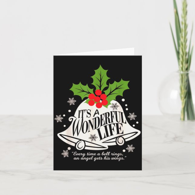 It's A Wonderful Life Everytime A Bell Rings Chris Card (Front)