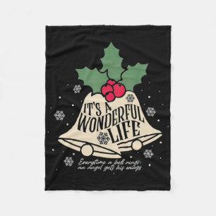 It's A Wonderful Life Everytime A Bell Rings Chris Fleece Blanket