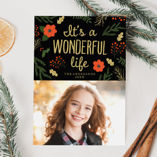It's A Wonderful Life   Holiday Photo Card