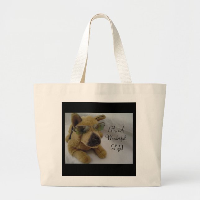 It's A Wonderful Life! Large Tote Bag (Front)