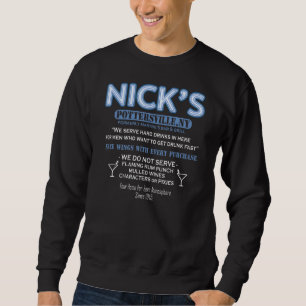 It's A Wonderful Life Nicks Bar George Bailey Clar Sweatshirt