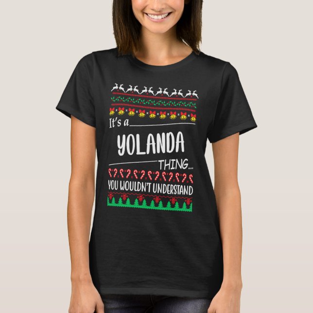 It's a YOLANDA thing you wouldn't understand chris T-Shirt (Front)