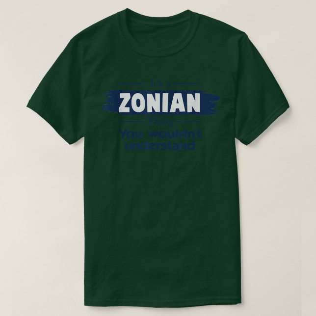 Its a Zonian ThingPanama Canal Zone  T-Shirt (Design Front)