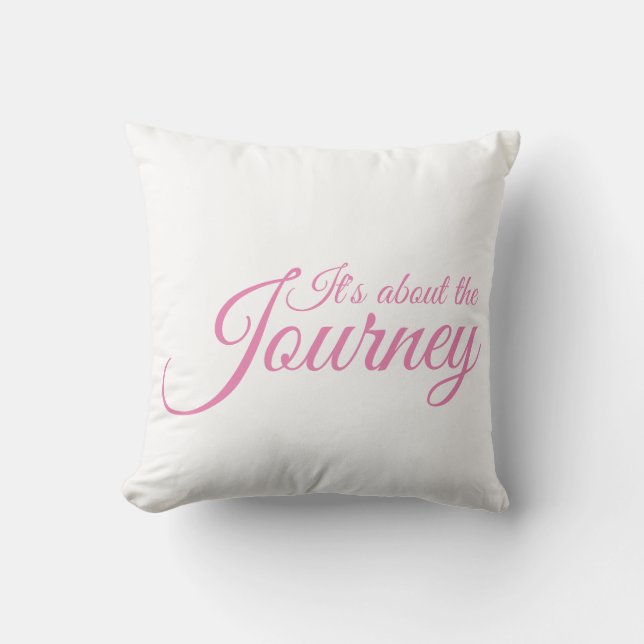 It's about the Journey Cushion (Front)