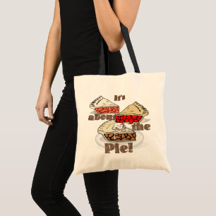 Its About the Pie THANKSGIVING HOLIDAY BAKERY Tote Bag