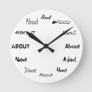 It's About Time! Round Clock