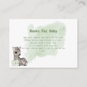 It's About To Get Wild Safari Books For Baby Enclosure Card