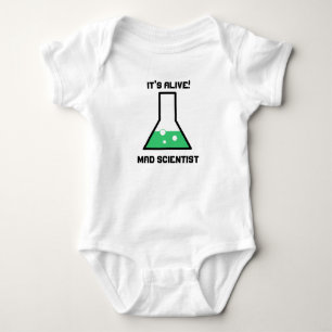 It's ALIVE! Mad Scientist Baby Bodysuit